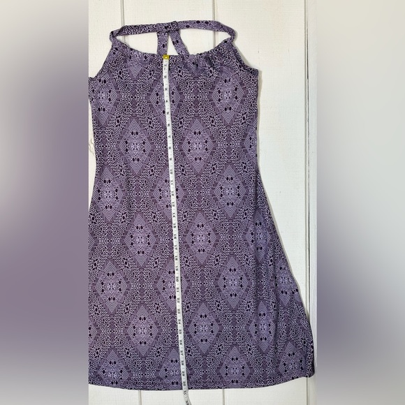 Prana Women's Dresses Prana Quinn Dress Sz XS Purple Outdoor Yoga Geometric - Picture 12 of 13